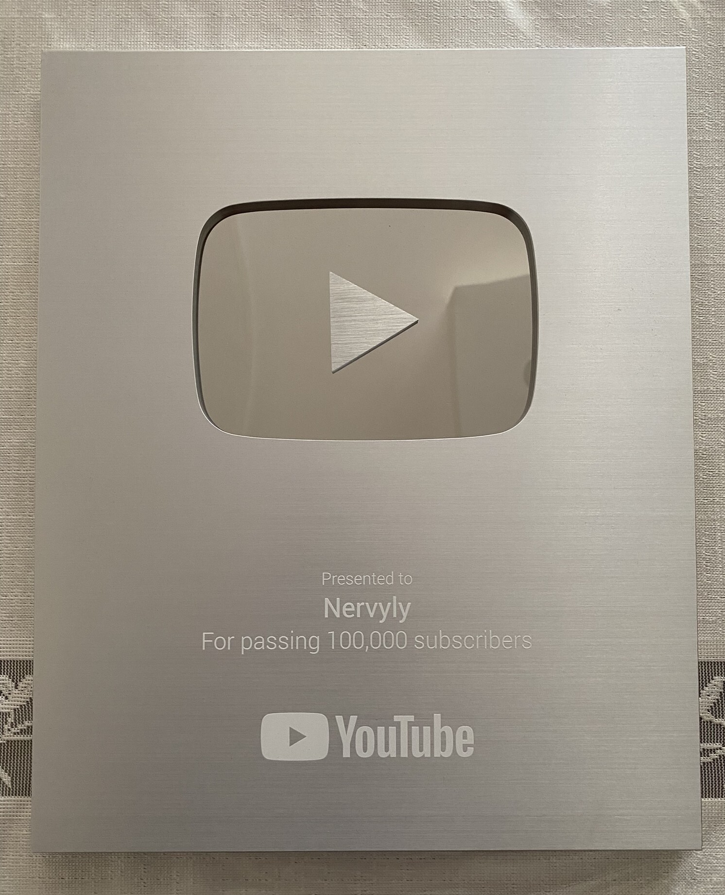 100K Plaque
